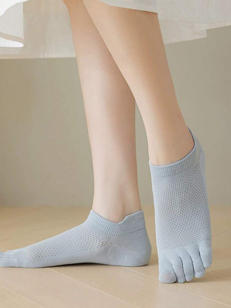 3 Pairs White Mesh Toe Socks F - огляд і ціна Ankle Sock Low Cut