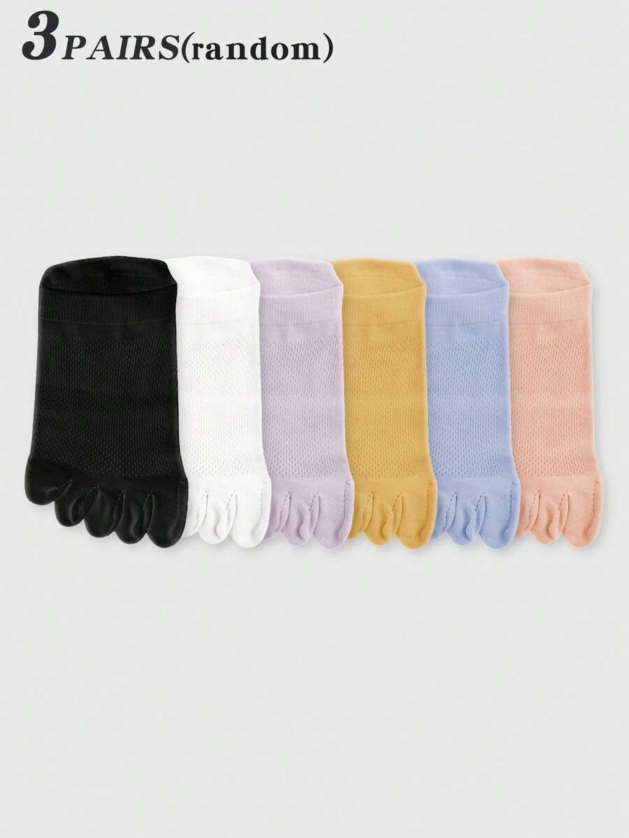 3 Pairs White Mesh Toe Socks F - огляд і ціна Ankle Sock Low Cut