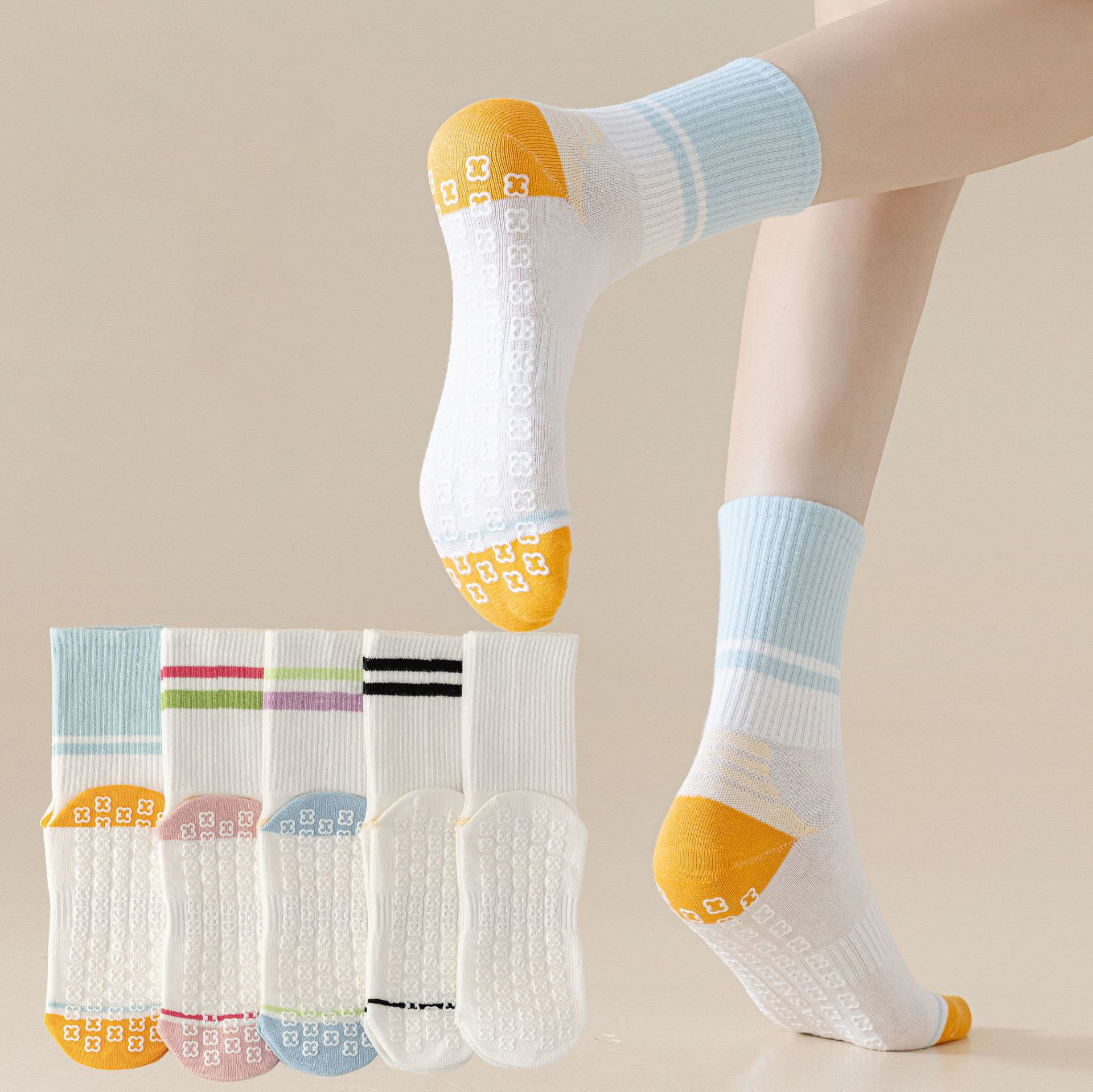 2pairs Non-Slip Grip Sock Slip - огляд і ціна Grip Sock Yoga