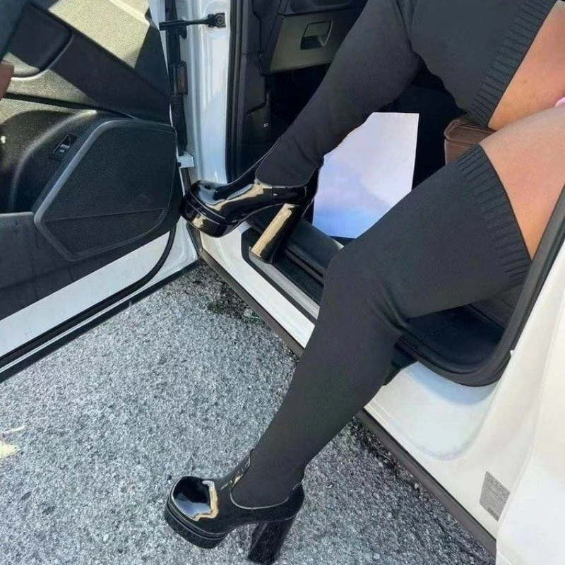 Women Boots Platform Over The  - огляд і ціна Knee High Sock Women