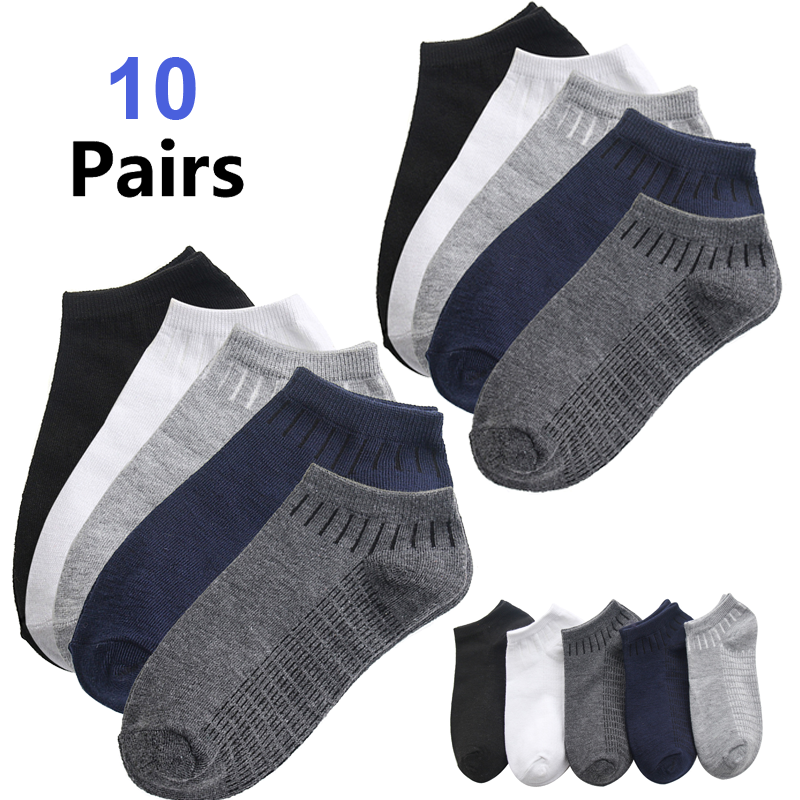 5/10 Pairs Men's Ankle Socks A - огляд і ціна Ankle Sock Low Cut