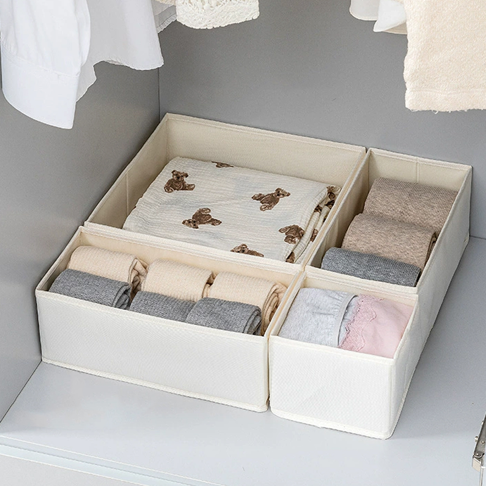 Foldable Cotton Linen Storage  - огляд і ціна Sock Organizer Tray