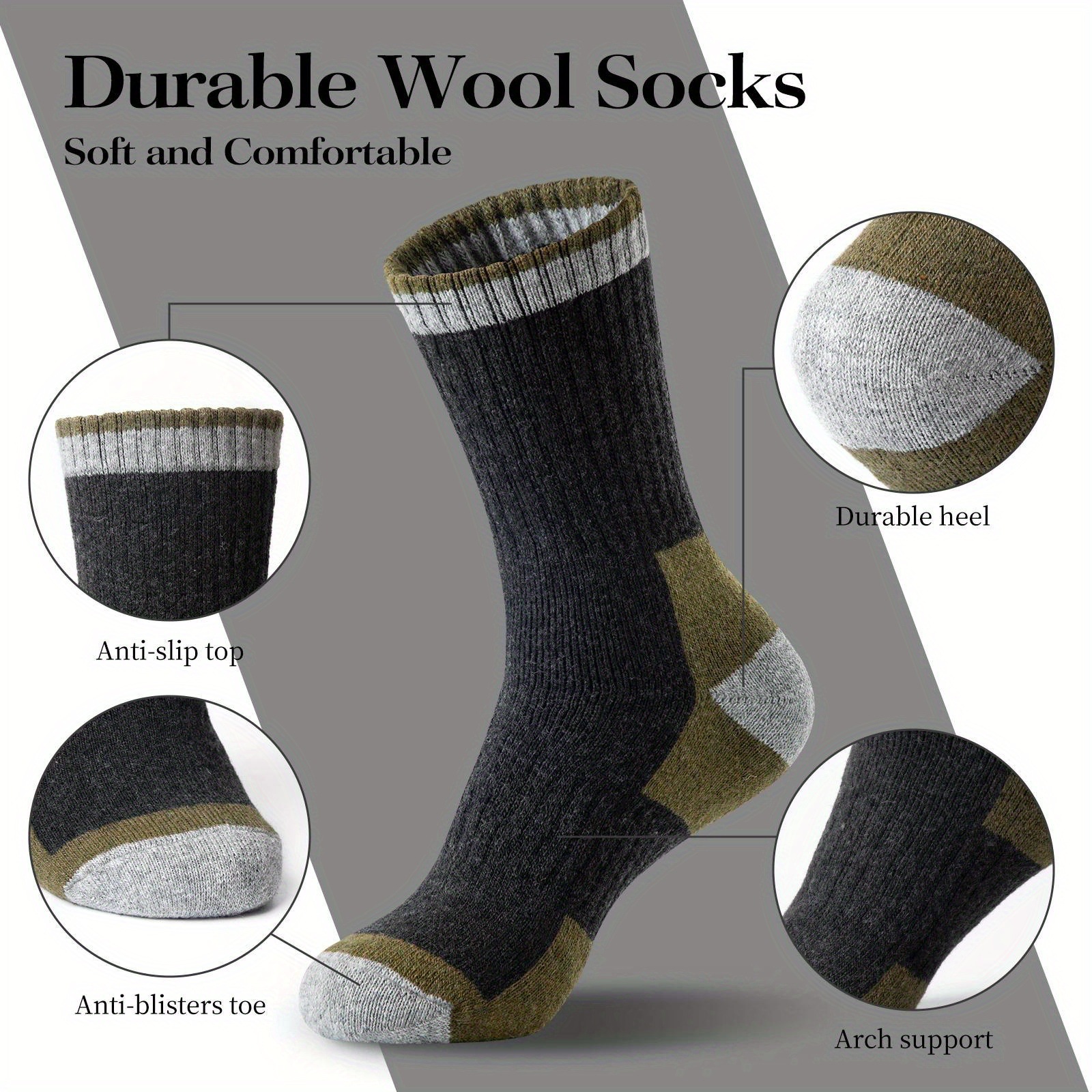 Winter Merino Wool Socks Thick - огляд і ціна Wool Hiking Sock