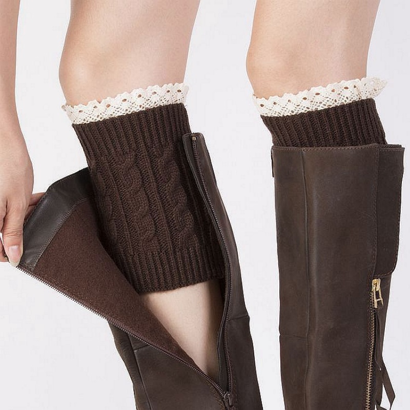 Winter Knit Solid Leg Warmers  - огляд і ціна Thermal Sock Winter