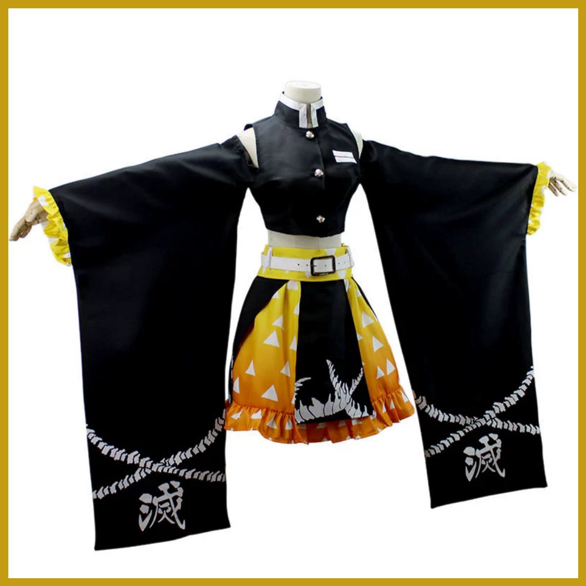 Anime Agatsuma Zenitsu Cosplay - огляд і ціна Dress Sock Men