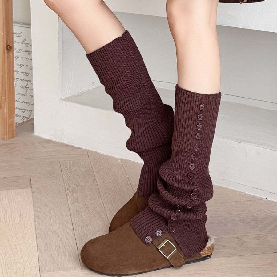 ​New Women's Button Detail Slo - огляд і ціна Boot Sock Slouchy