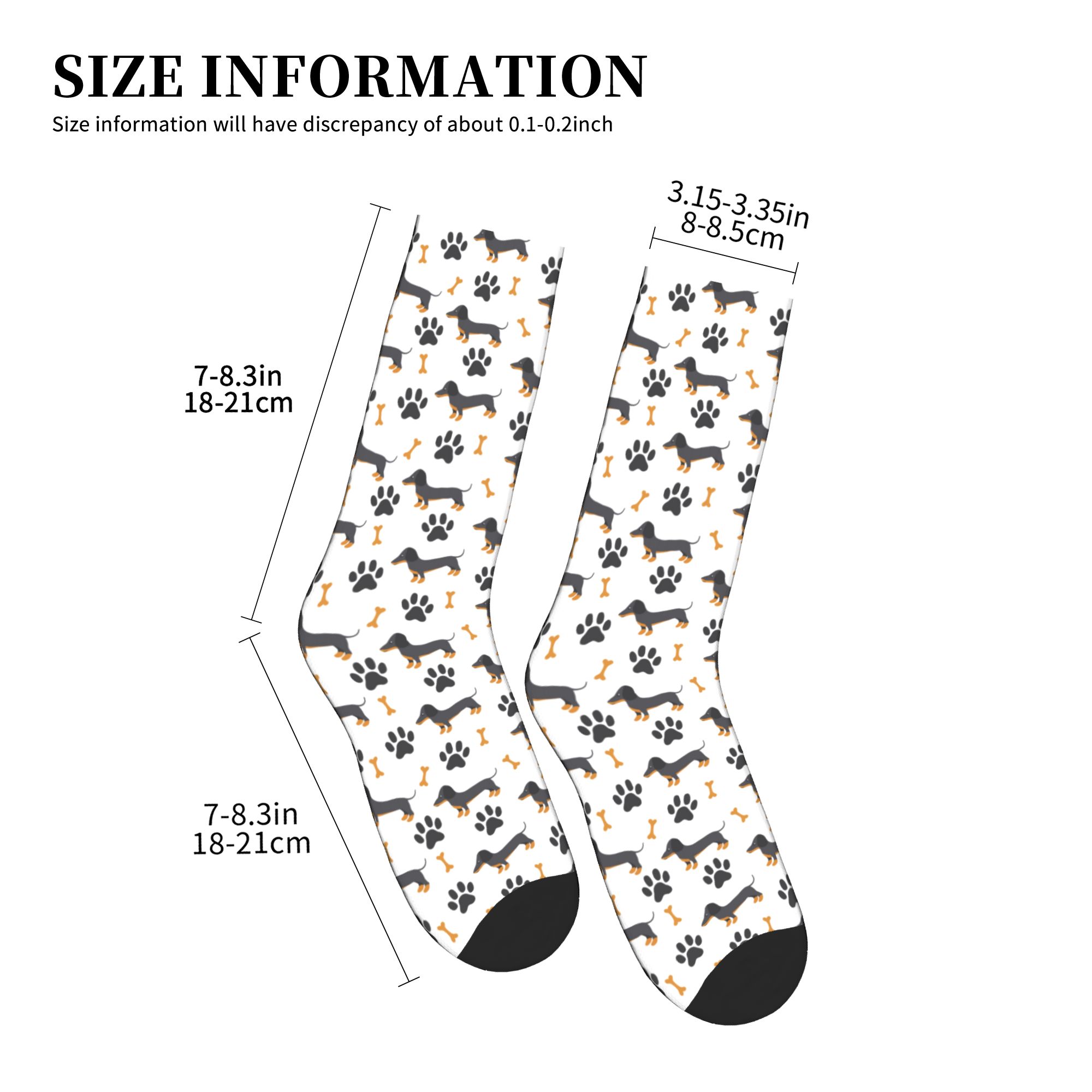 Cute Puppy Dog Dachshund Dress - огляд і ціна Dress Sock Men