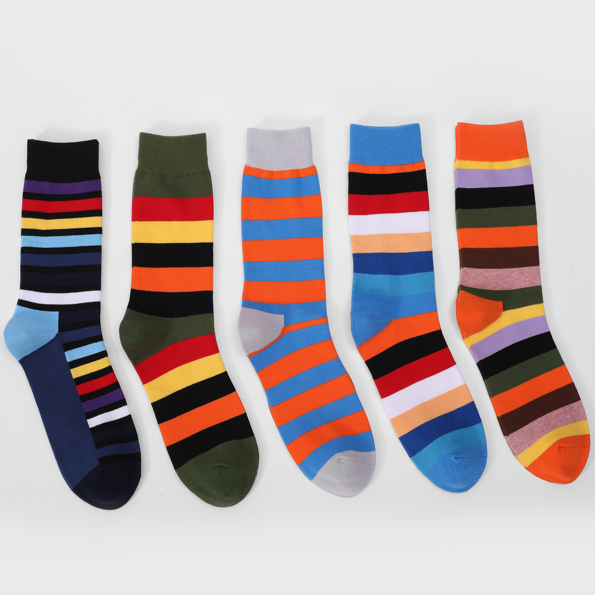 5Pairs Mens Fun Dress Socks, P - огляд і ціна Cotton Crew Sock Pack