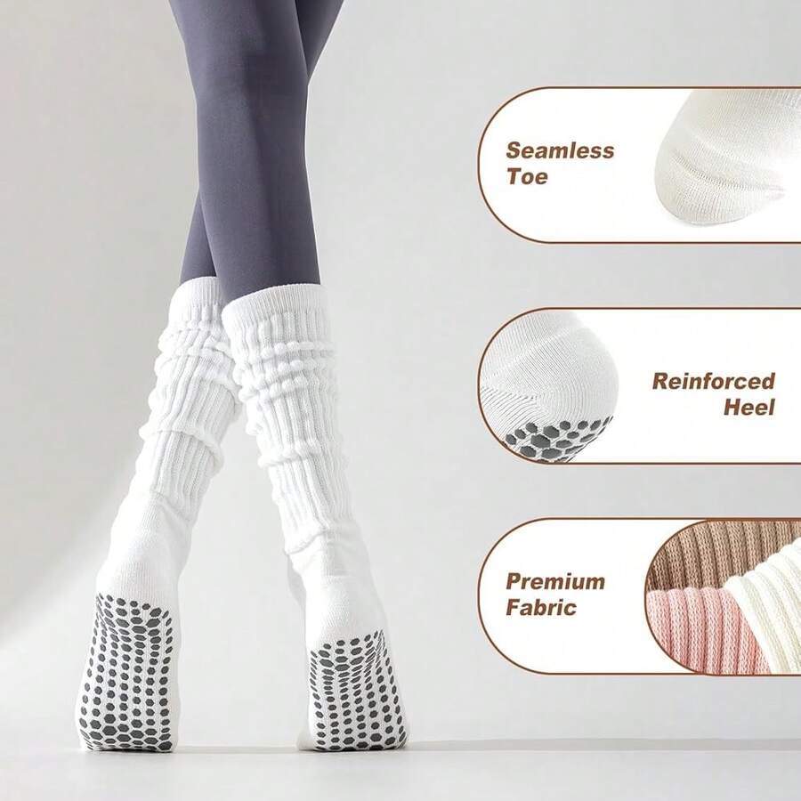 Long Scrunch Non Slip Yoga Soc - огляд і ціна Grip Sock Yoga