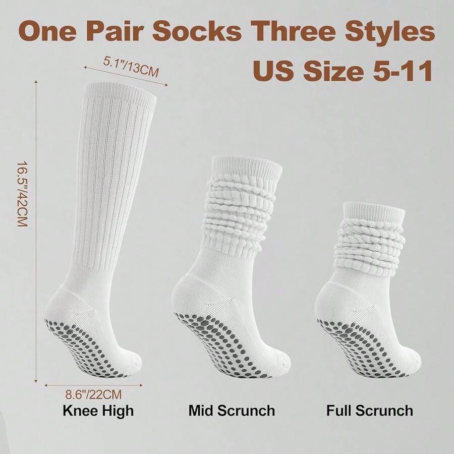 Long Scrunch Non Slip Yoga Soc - огляд і ціна Grip Sock Yoga