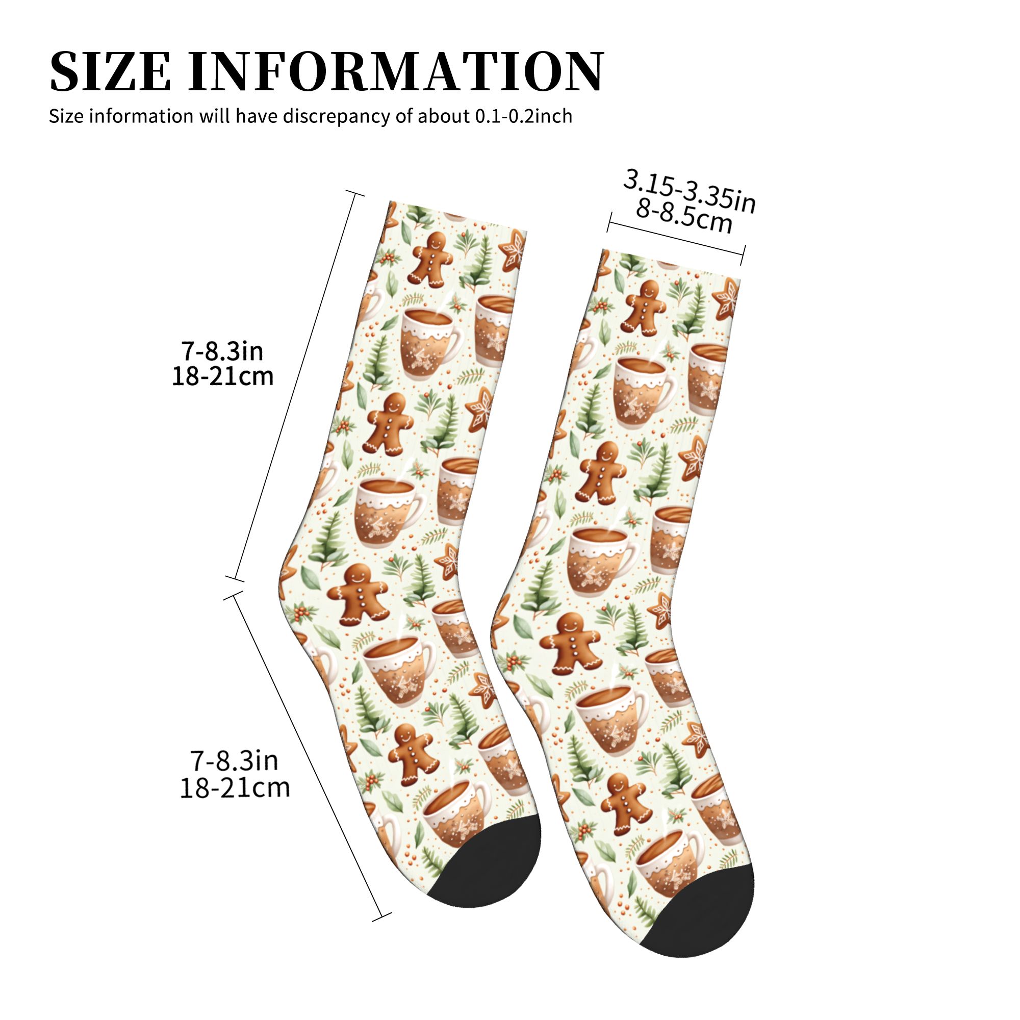 Christmas Gingerbread Man Hot  - огляд і ціна Dress Sock Men