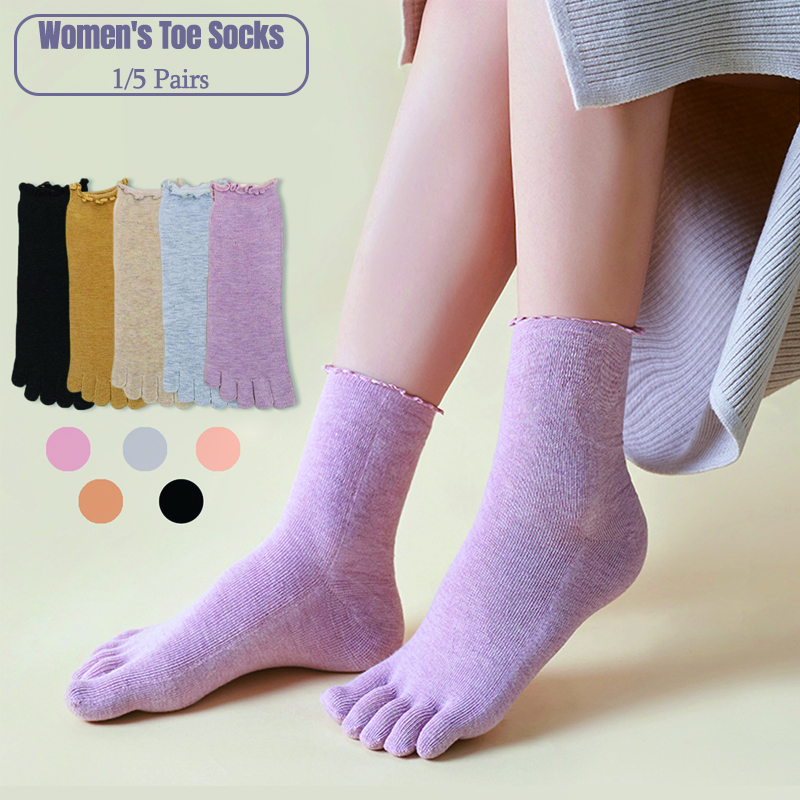 1/5 Pairs Cotton Women Five Fi - огляд і ціна Toe Sock Split