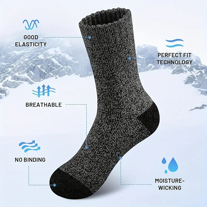 5 Pairs Merino Wool Socks For  - огляд і ціна Wool Hiking Sock