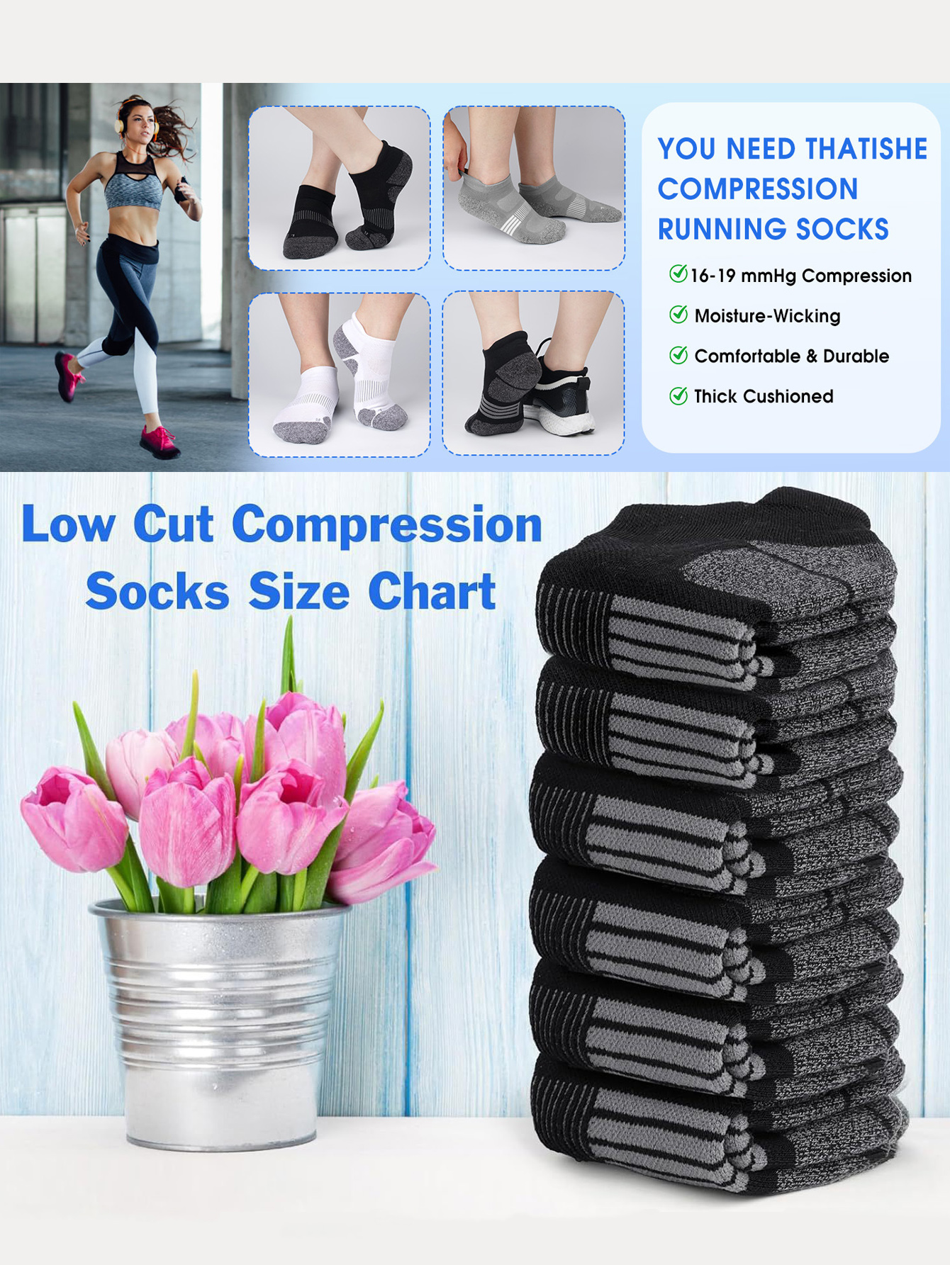 Men's Ankle Socks 6/12 Pairs B - огляд і ціна Ankle Sock Low Cut
