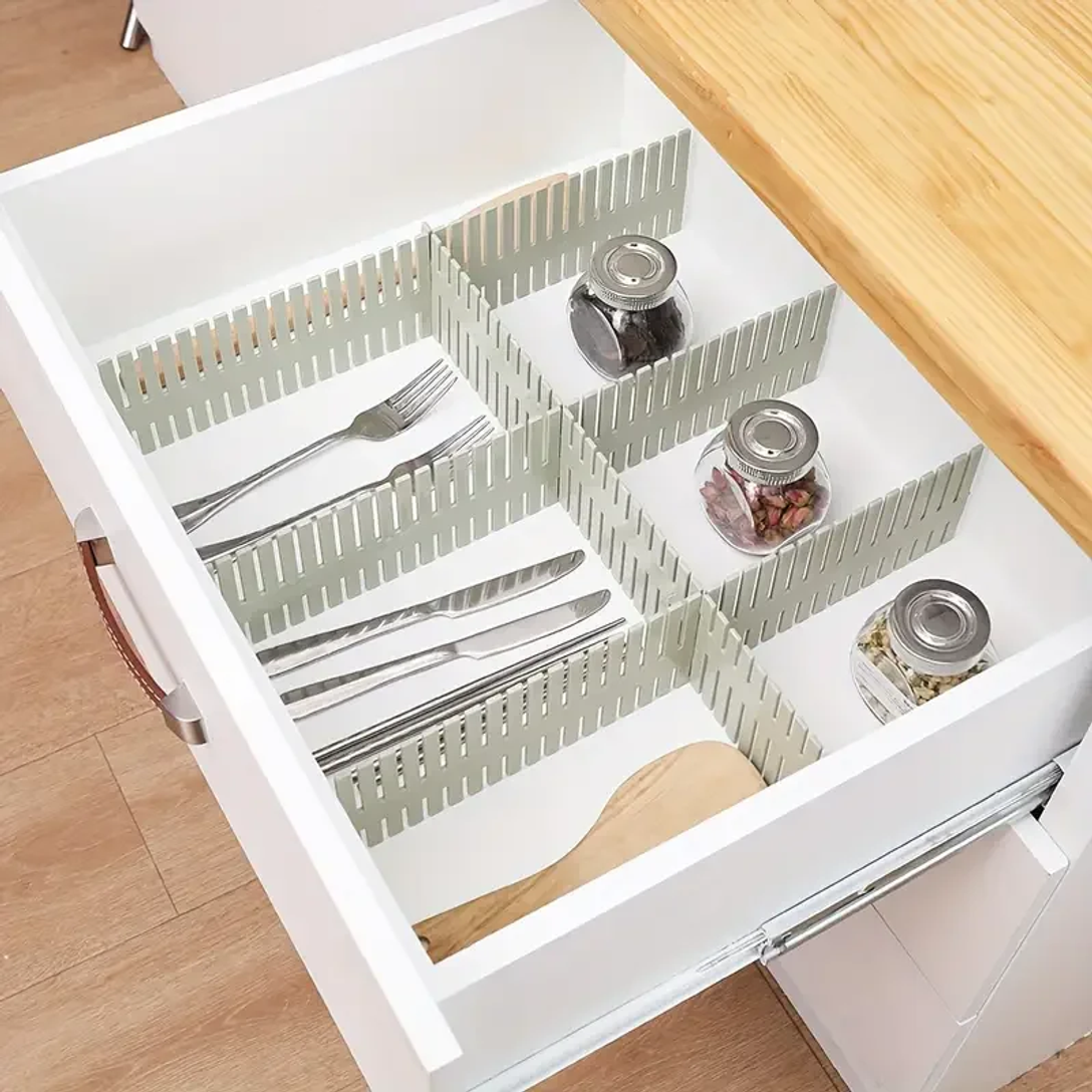 4PCS Adjustable Divider Underw - огляд і ціна Sock Organizer Tray