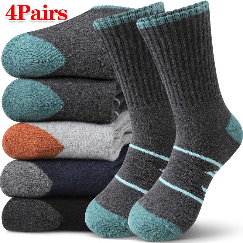 4Pairs Winter Women Mid Tube S - огляд і ціна Wool Hiking Sock