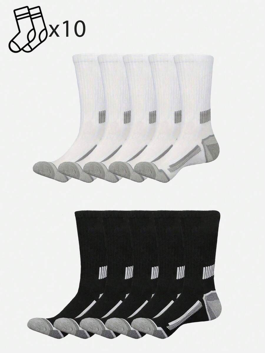 20 Pairs Mens Striped Cushione - огляд і ціна Athletic Sock Cushion