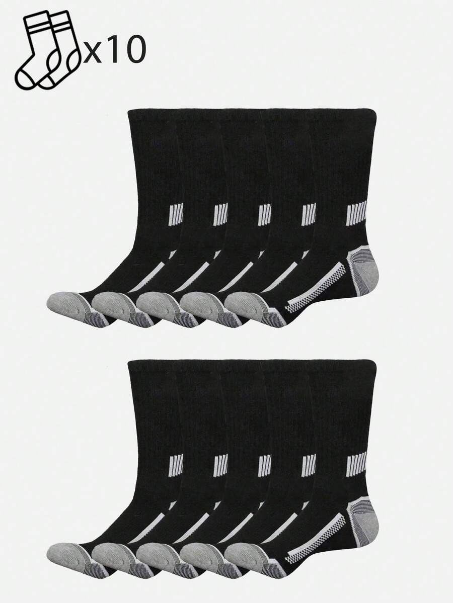 20 Pairs Mens Striped Cushione - огляд і ціна Athletic Sock Cushion
