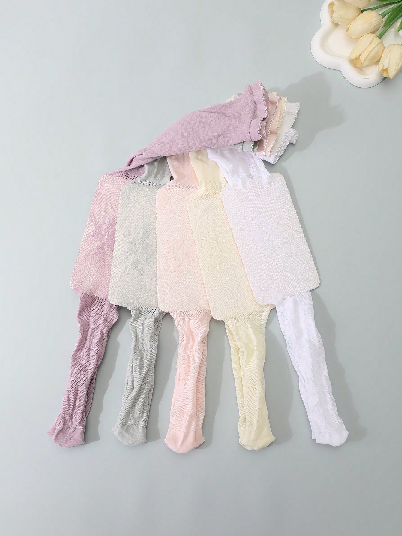 5Pcs Kids Hollow Lace Sheer Me - огляд і ціна Tights Pantyhose Sheer