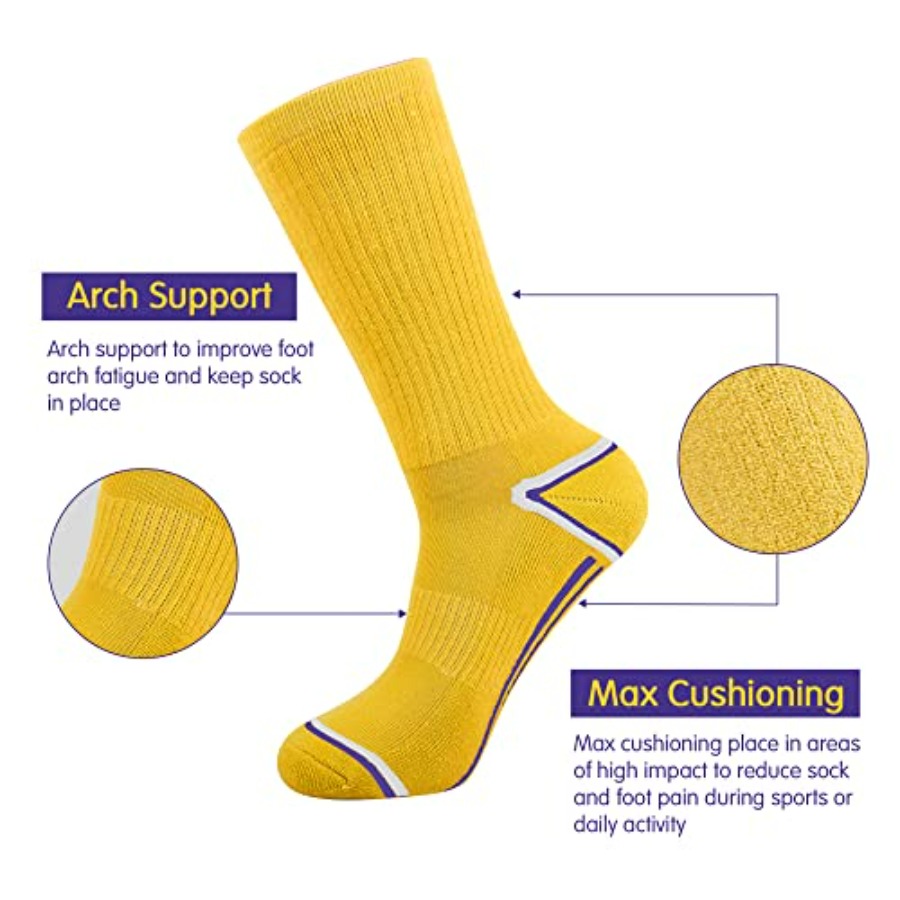 Mens 6 Pack Athletic Performan - огляд і ціна Athletic Sock Cushion