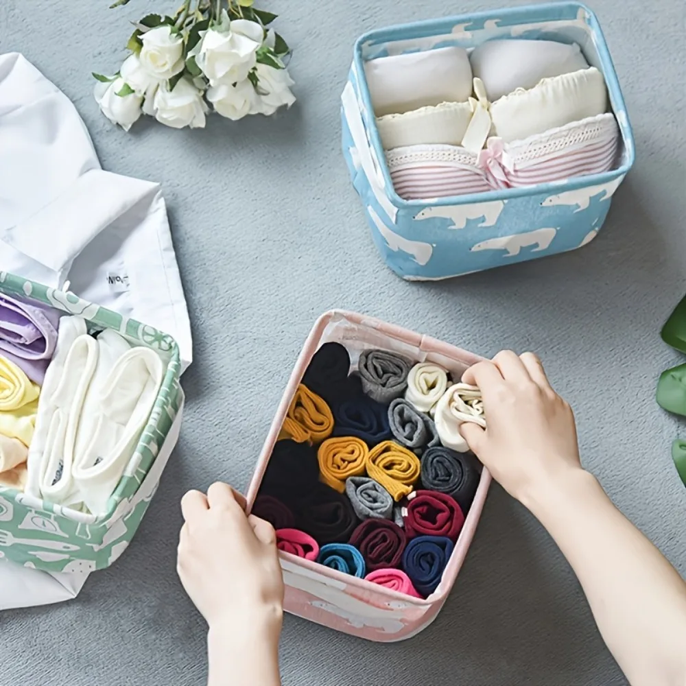 1pc Cotton Linen Fabric Waterp - огляд і ціна Sock Organizer Tray