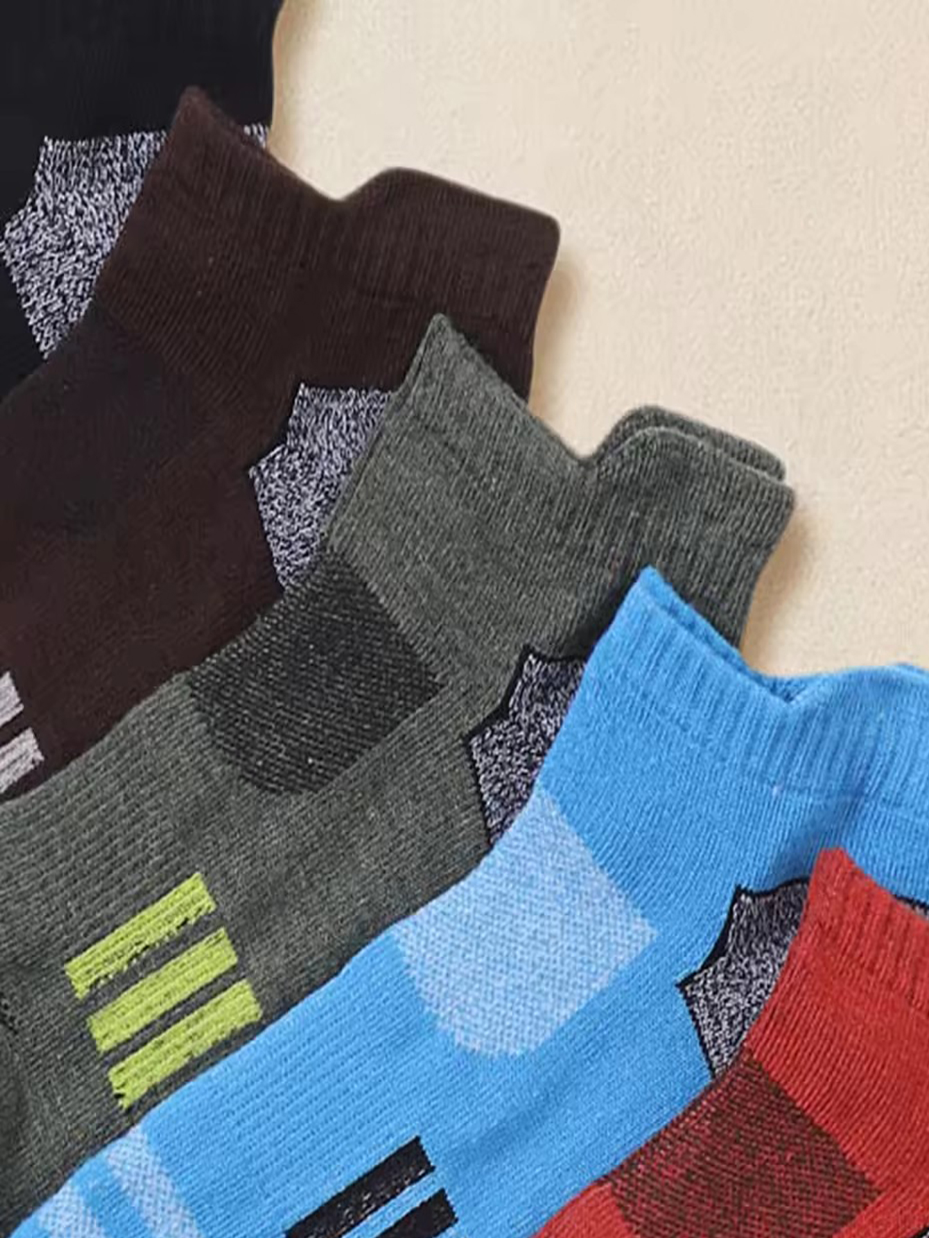 6/12 Pairs Men Vibrant Multico - огляд і ціна Ankle Sock Low Cut