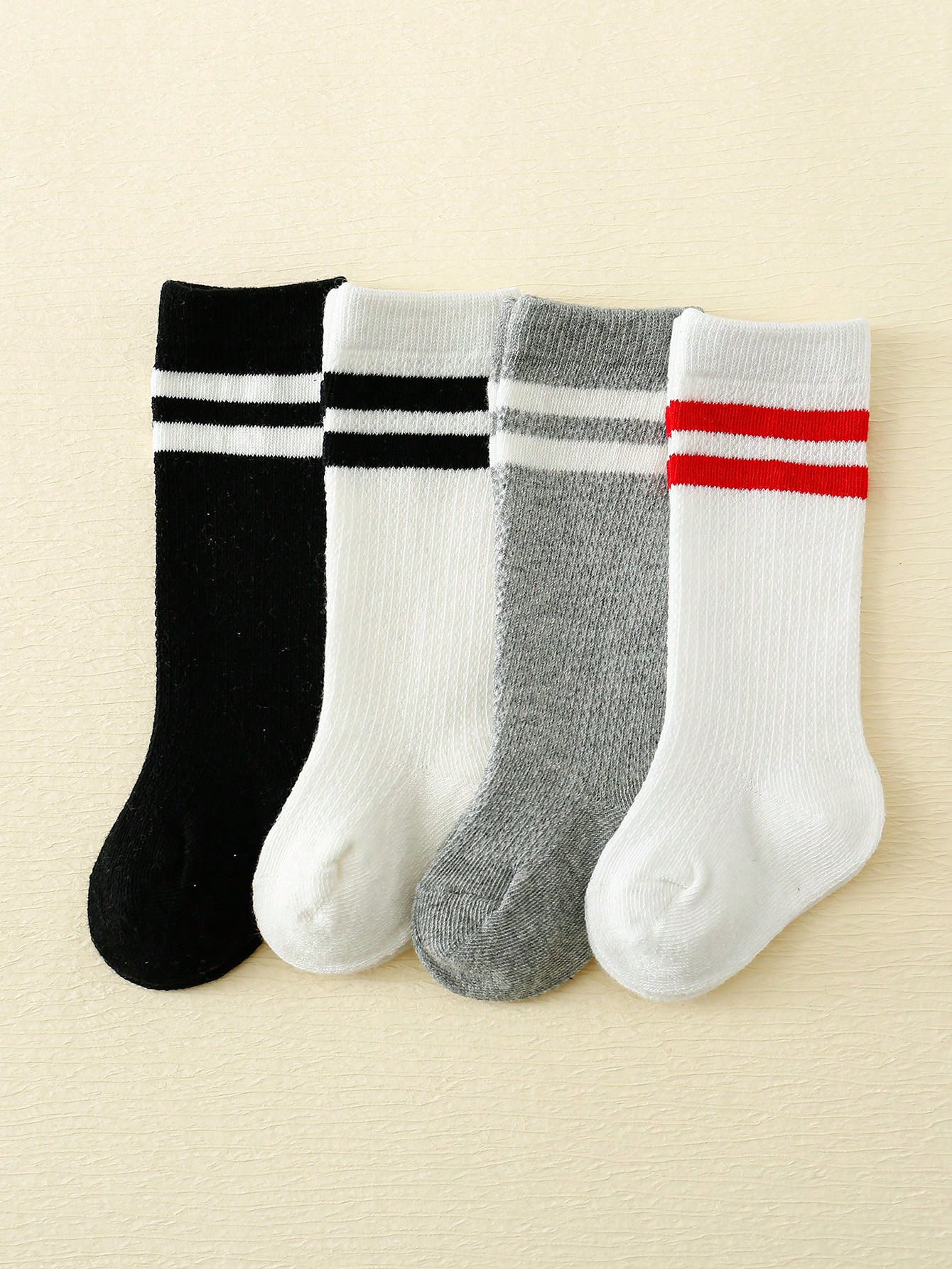 4-Pack Baby Toddler Striped Cr - огляд і ціна Cotton Crew Sock Pack
