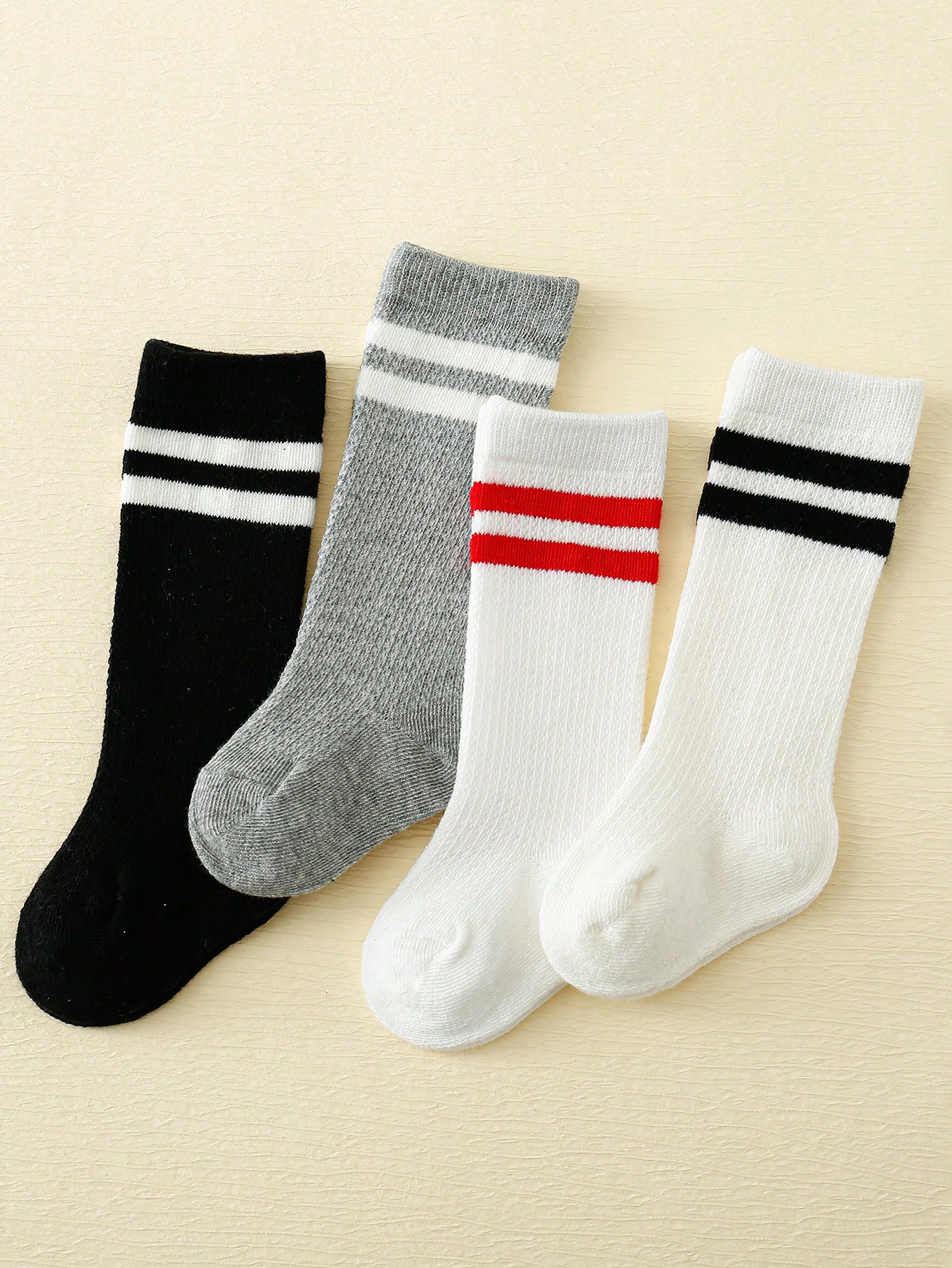 4-Pack Baby Toddler Striped Cr - огляд і ціна Cotton Crew Sock Pack