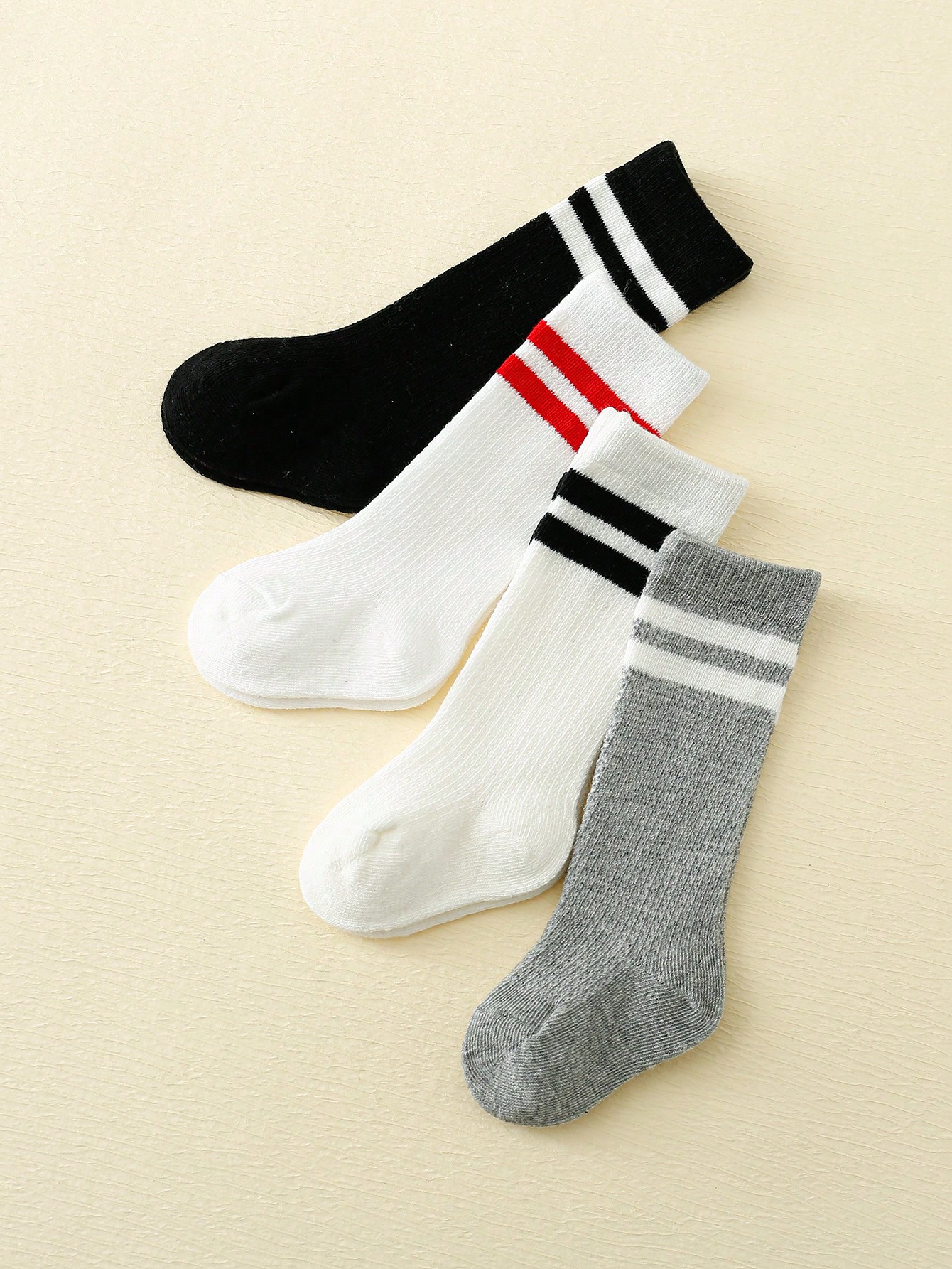 4-Pack Baby Toddler Striped Cr - огляд і ціна Cotton Crew Sock Pack