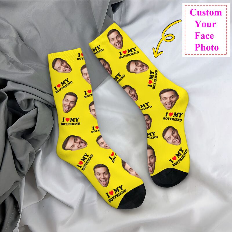 Novelty Men's I Love My Boyfri - огляд і ціна Dress Sock Men