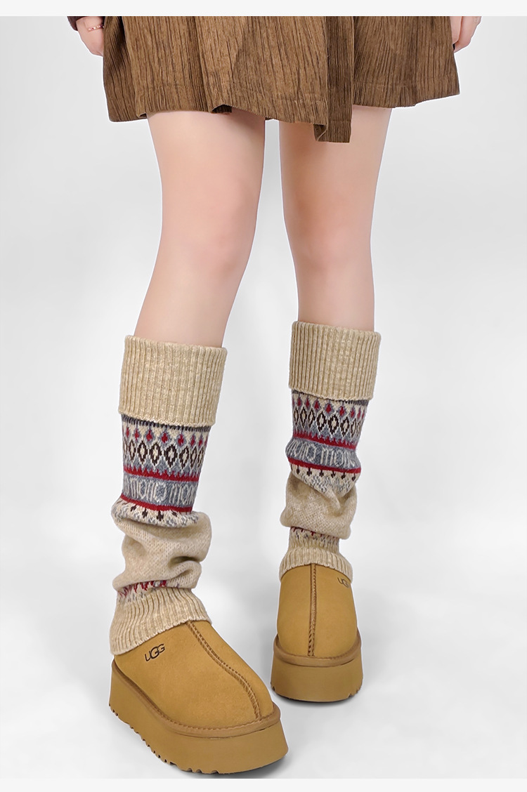 New Women's Knitted Leg Warmer - огляд і ціна Boot Sock Slouchy