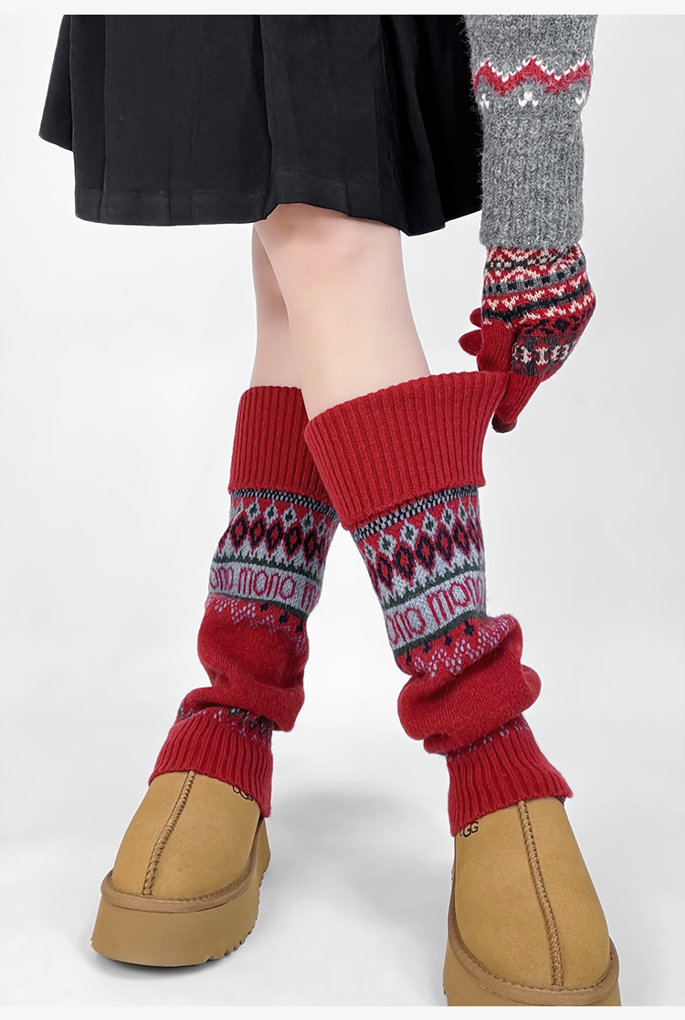 New Women's Knitted Leg Warmer - огляд і ціна Boot Sock Slouchy