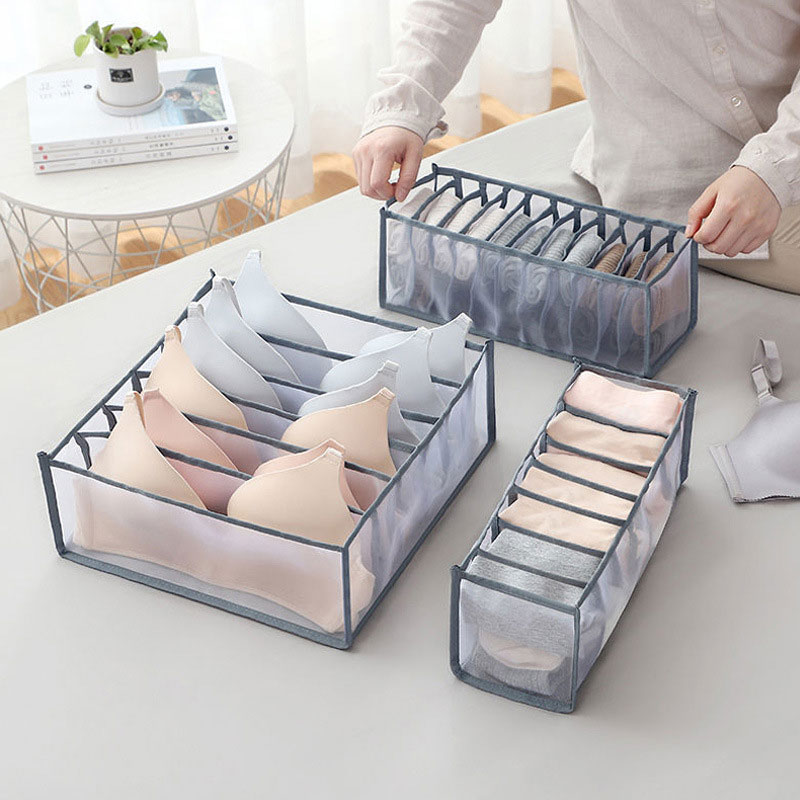 6/7/11 Grids Foldable Underwea - огляд і ціна Sock Organizer Tray