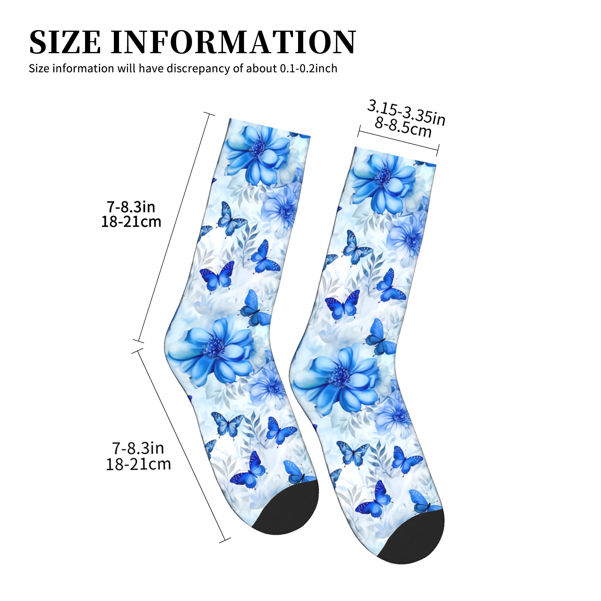 Blue Butterfly Ballet  Dress S - огляд і ціна Dress Sock Men