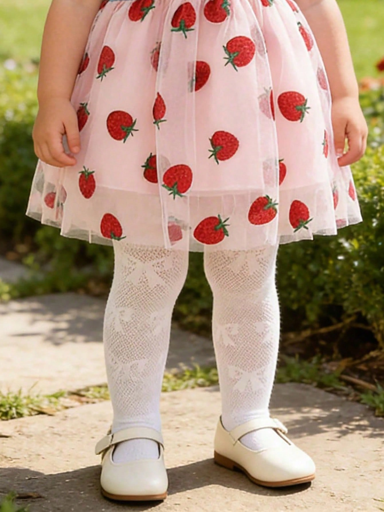 3/1 Pcs Girls White Bow Print  - огляд і ціна Tights Pantyhose Sheer
