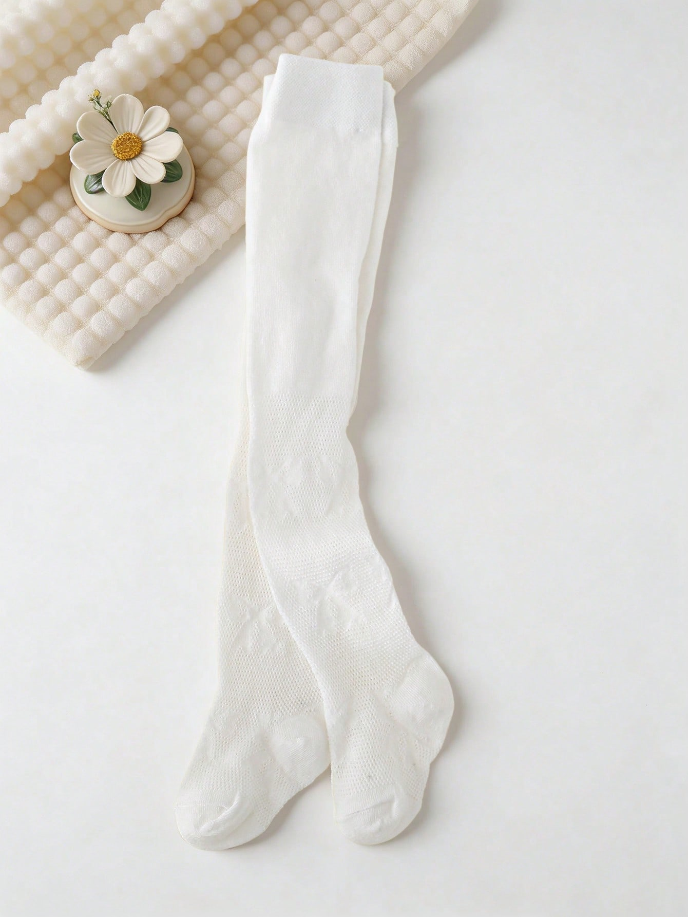 3/1 Pcs Girls White Bow Print  - огляд і ціна Tights Pantyhose Sheer