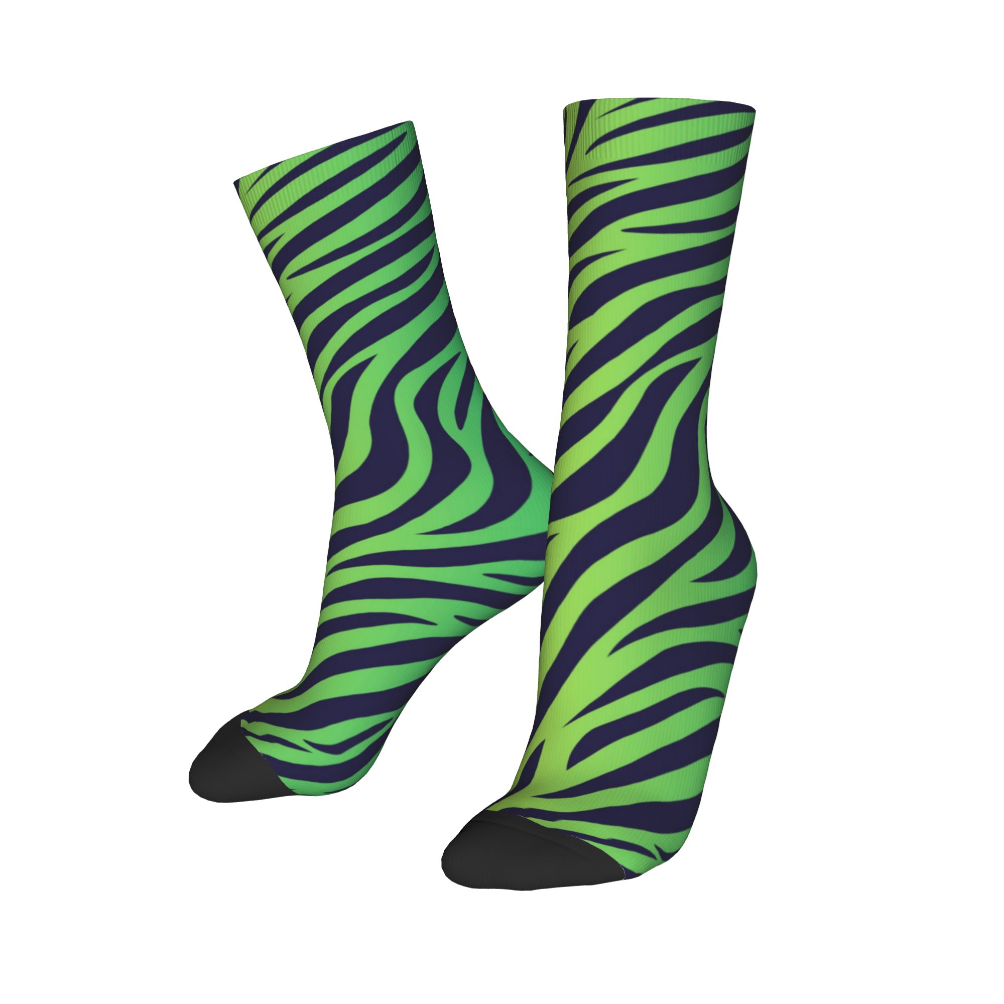 Colorful Tiger Zebra Skin Patt - огляд і ціна Dress Sock Men