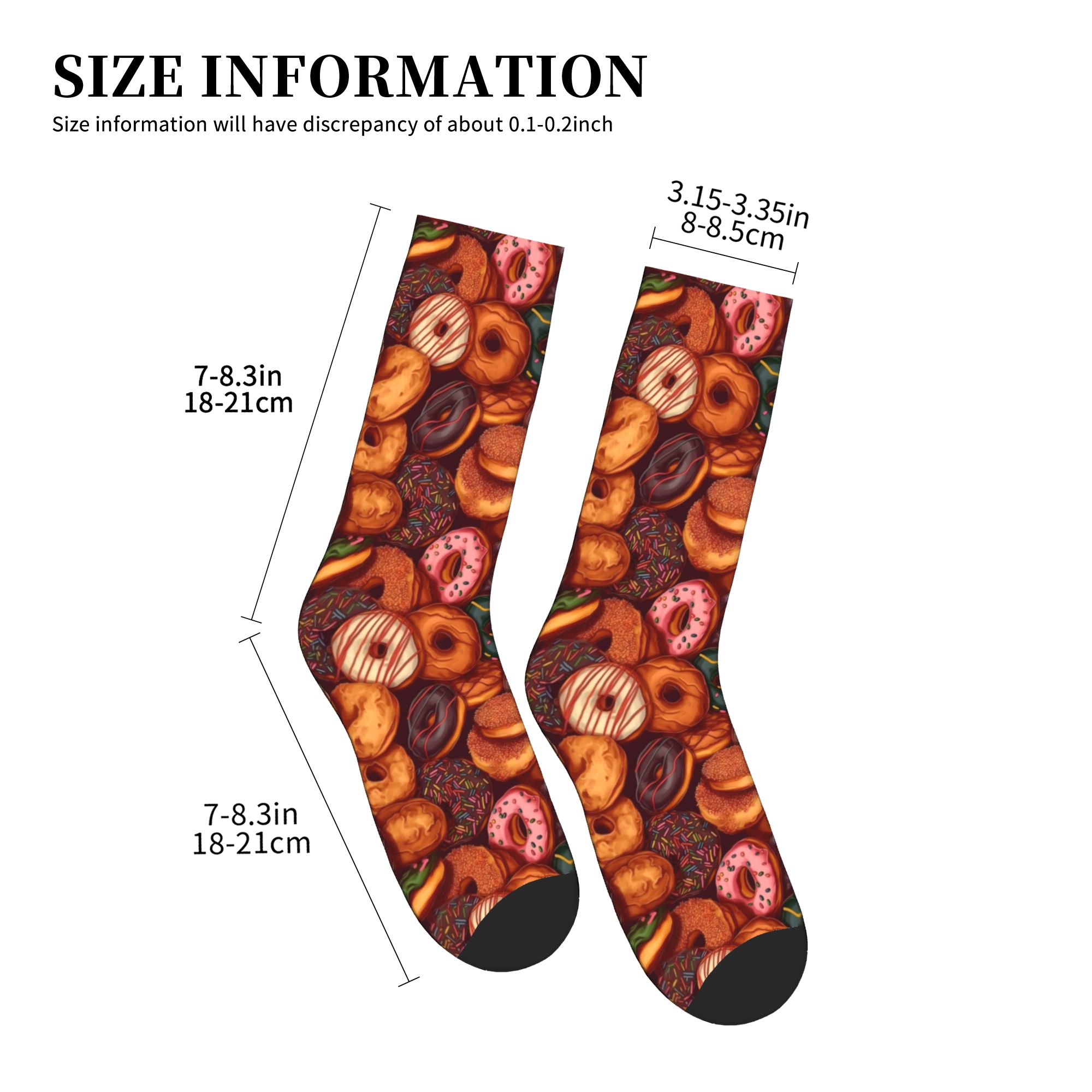 Fun Men's Colorful Candy Donut - огляд і ціна Dress Sock Men