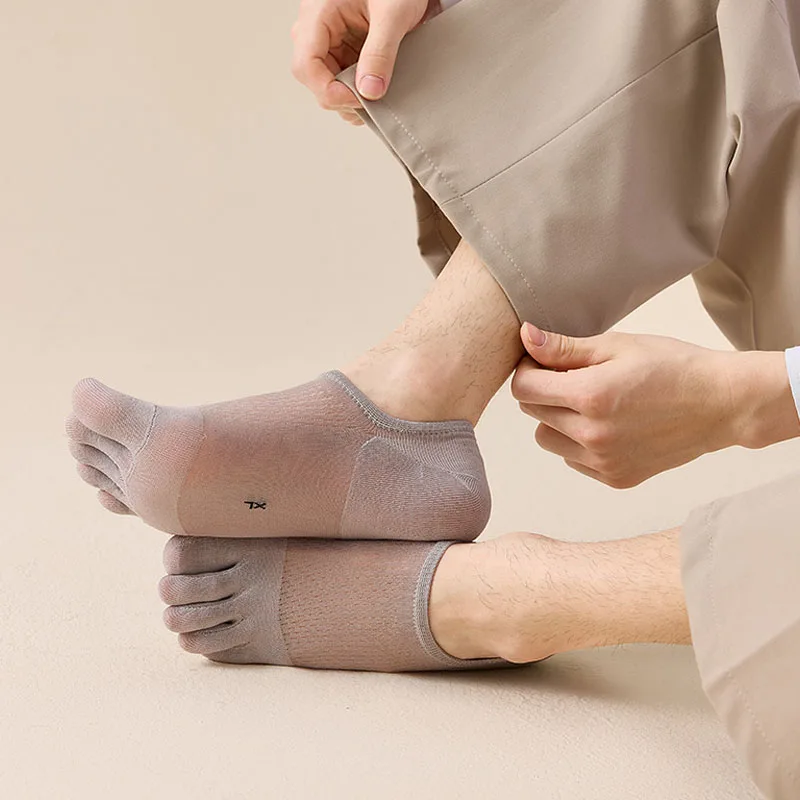 5 Pairs Man Summer Thin Toe So - огляд і ціна Ankle Sock Low Cut