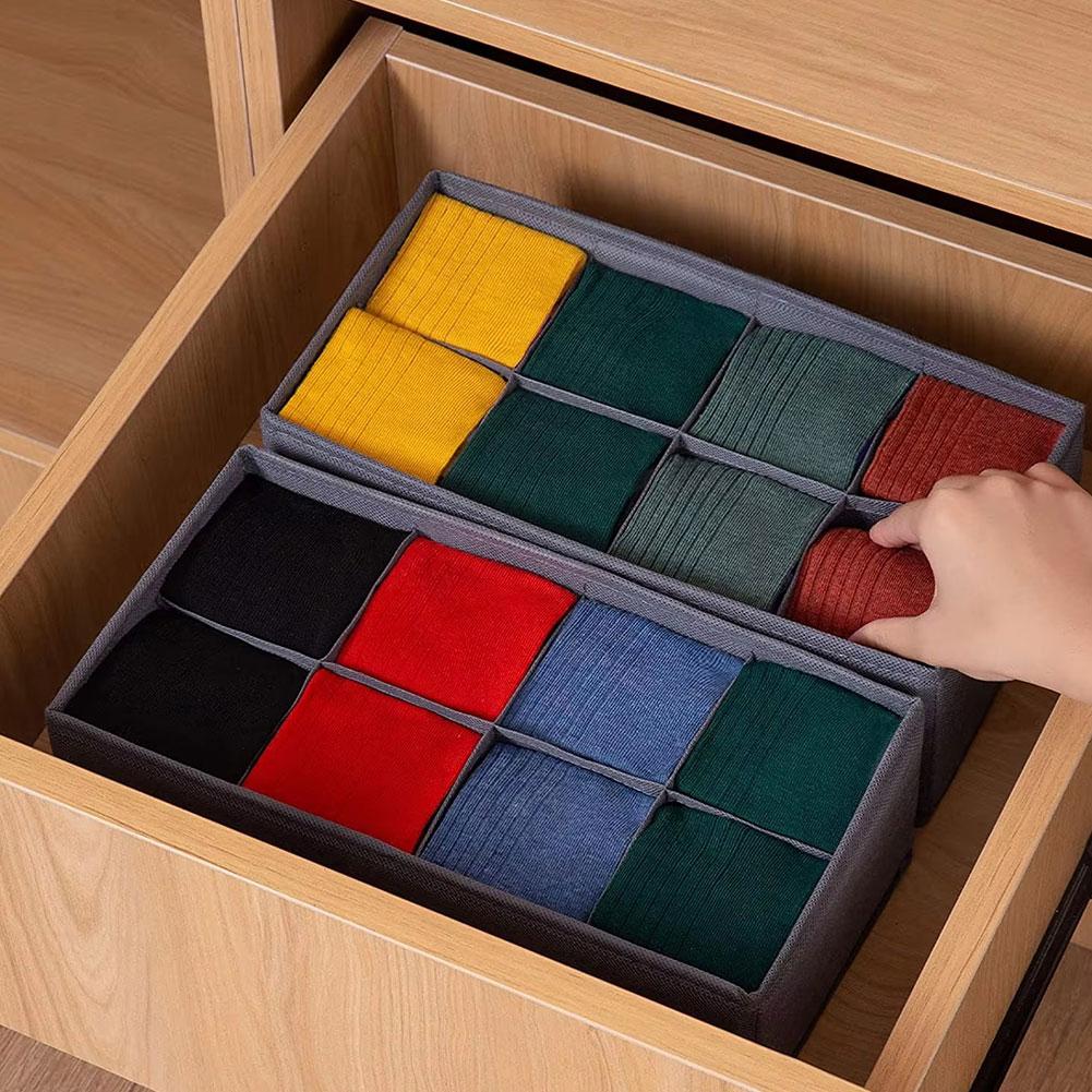 6/7/8/24 Grids Foldable Fabric - огляд і ціна Sock Organizer Tray