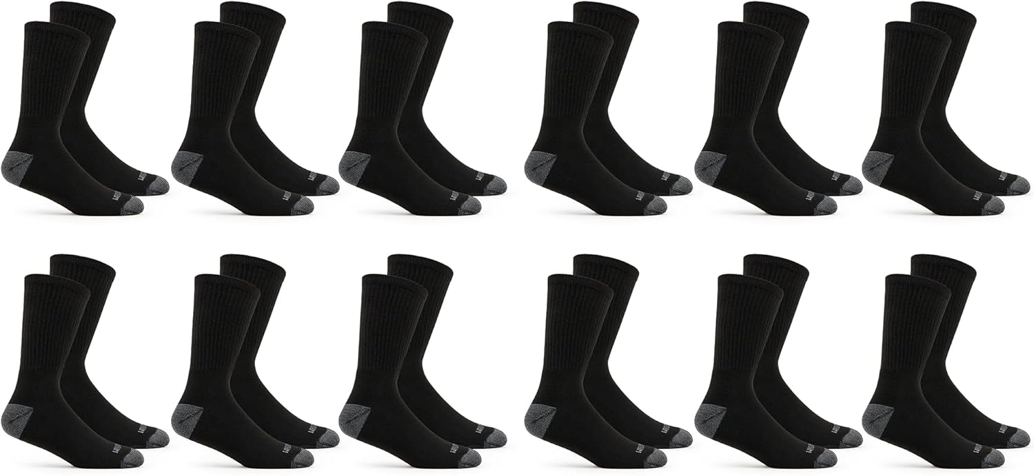 Men's Dual Defense Crew Socks  - огляд і ціна Cotton Crew Sock Pack