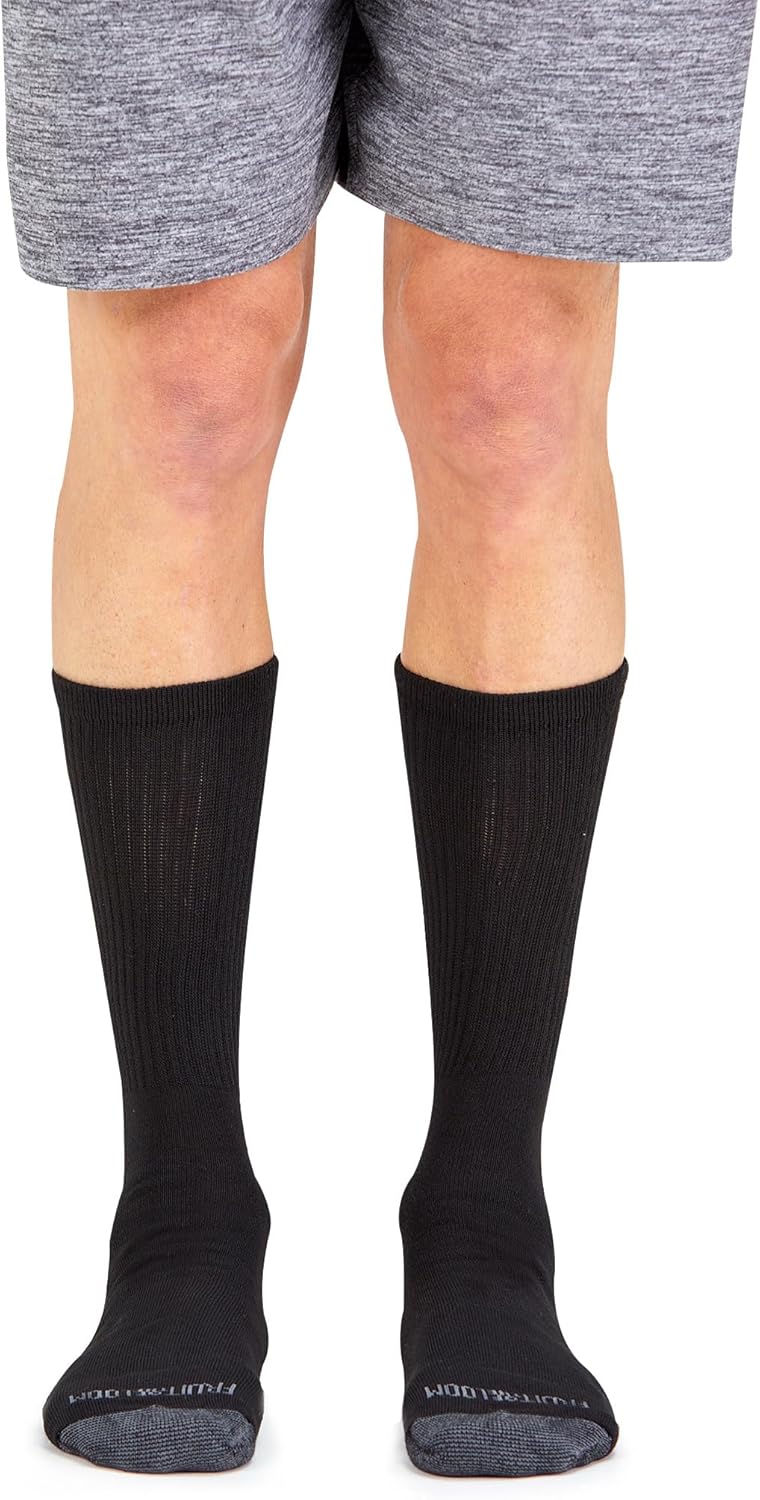 Men's Dual Defense Crew Socks  - огляд і ціна Cotton Crew Sock Pack